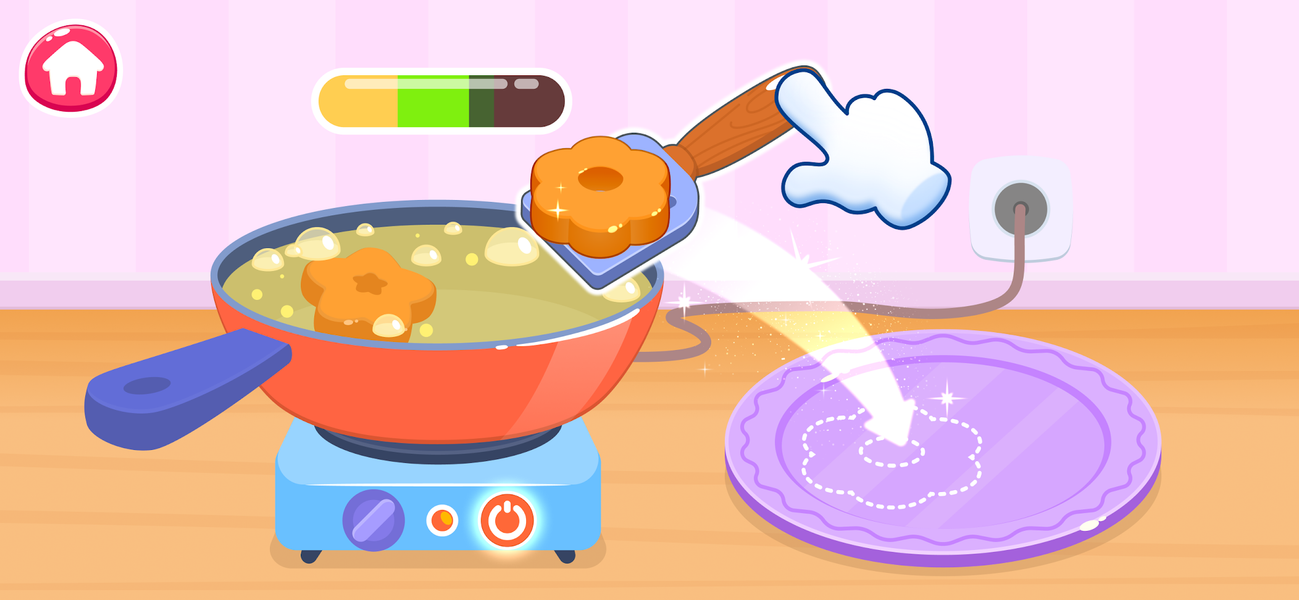 Cake Cooking Games for Kids 2+ - Gameplay image of android game