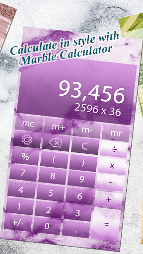 Marble Calculator - Image screenshot of android app