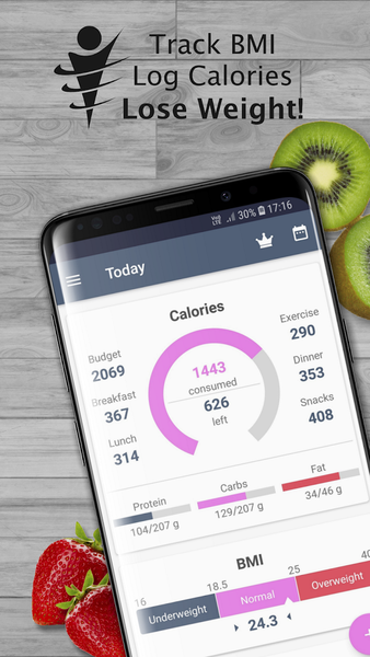 Calorie Counter CalPal – Food - عکس برنامه موبایلی اندروید