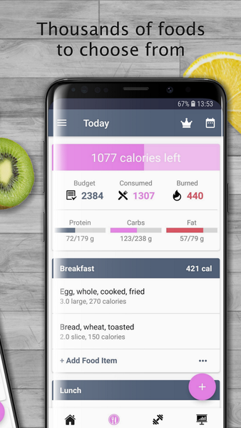 Calorie Counter CalPal – Food - عکس برنامه موبایلی اندروید