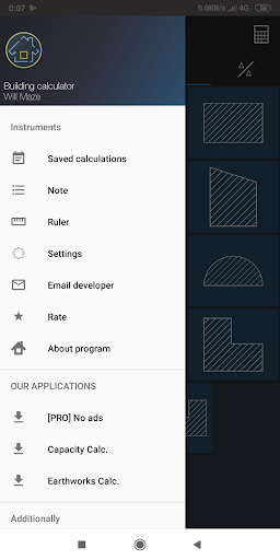 Construction Calculator - عکس برنامه موبایلی اندروید