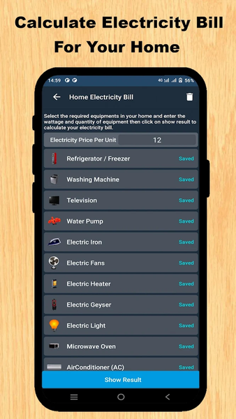 Calculating deals electricity bill