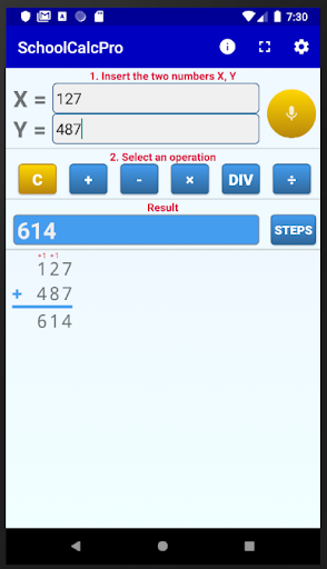 Long Division Calculator - عکس برنامه موبایلی اندروید