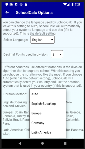 Long Division Calculator - عکس برنامه موبایلی اندروید