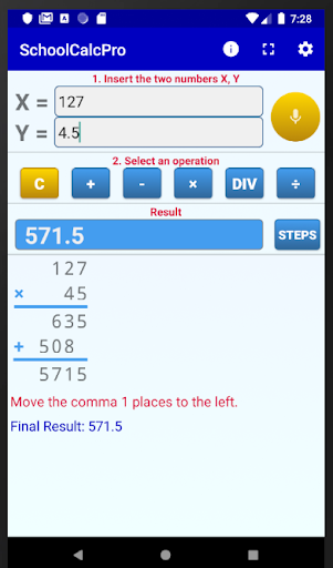 Long Division Calculator - عکس برنامه موبایلی اندروید