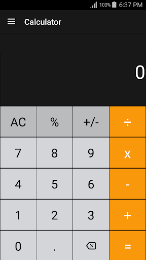 Calculator - Image screenshot of android app