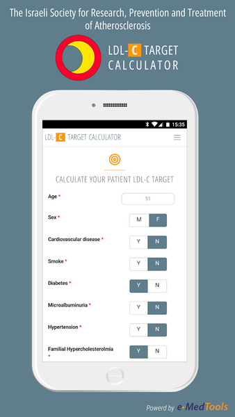 LDL Cholesterol Calculator - عکس برنامه موبایلی اندروید