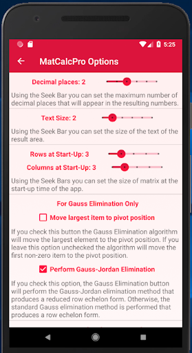 Matrix Calculator (Matrices) - عکس برنامه موبایلی اندروید