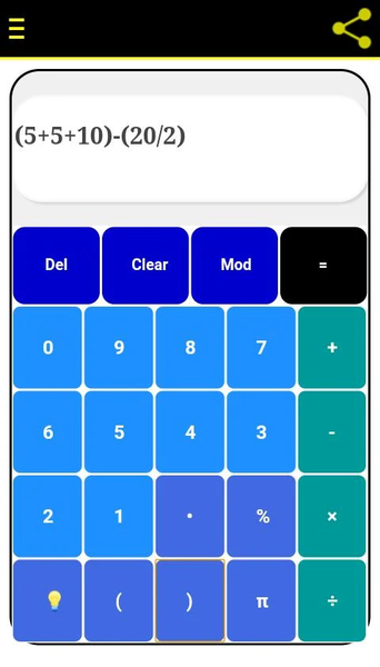 Calculator App - Image screenshot of android app