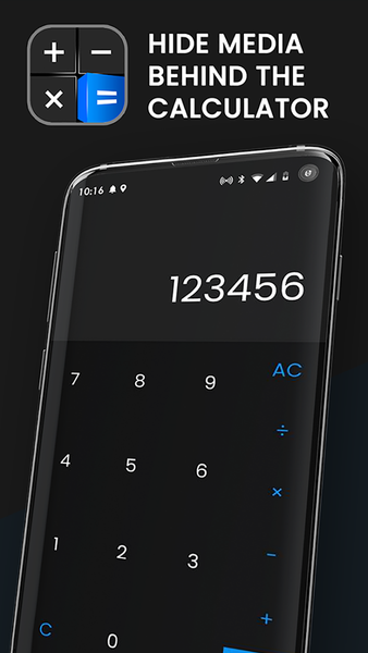 Calculator Hide app photo lock - عکس برنامه موبایلی اندروید