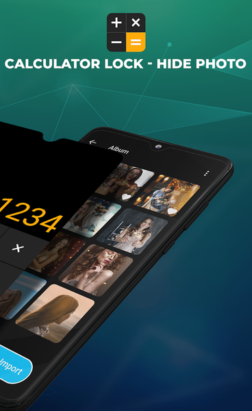 Calculator Lock - Hide Photo - Image screenshot of android app