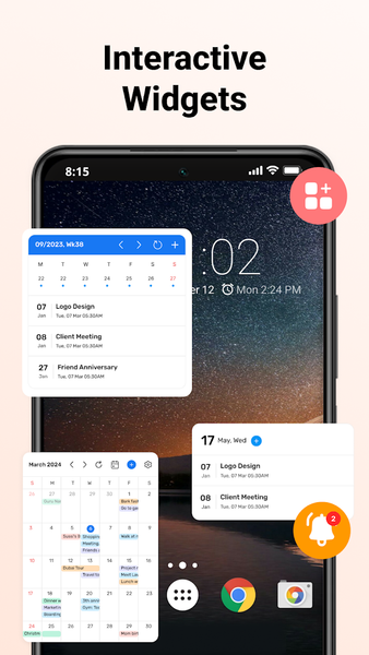 Calendar - عکس برنامه موبایلی اندروید
