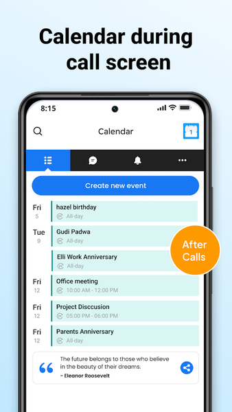 Calendar - عکس برنامه موبایلی اندروید