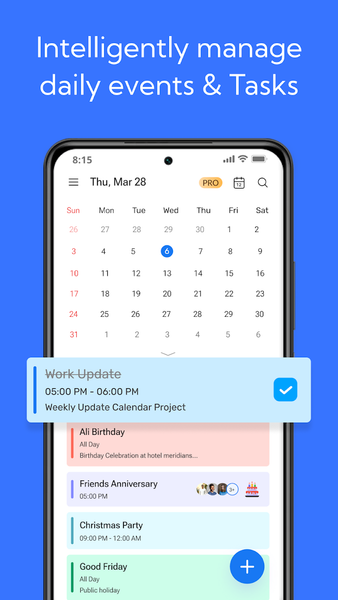 Calendar - عکس برنامه موبایلی اندروید