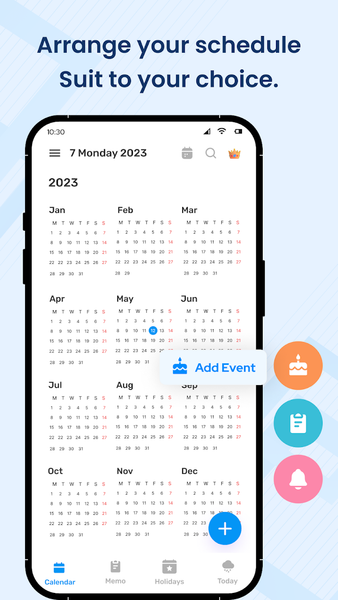 Calendar - Image screenshot of android app