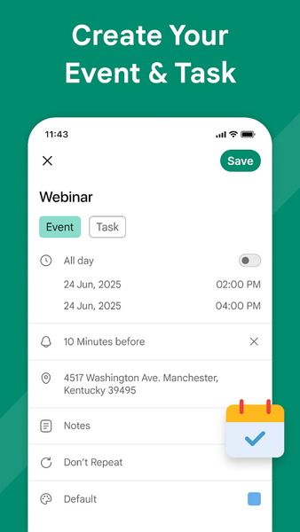 Calendar 2025 - Image screenshot of android app