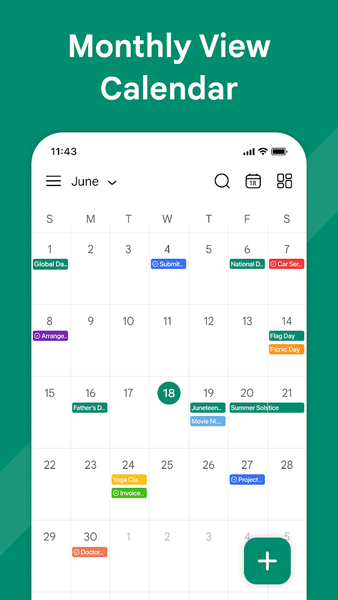 Calendar 2025 - Image screenshot of android app