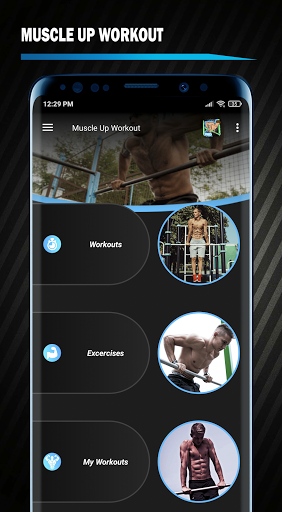 Muscle Up Progression Exercice - Image screenshot of android app