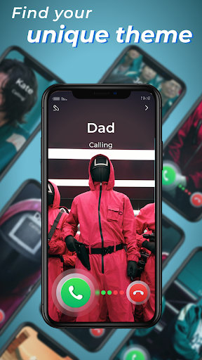 Call Wallpaper Screen Themes - Image screenshot of android app
