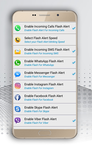 Flash Alert : Call and Sms - Image screenshot of android app