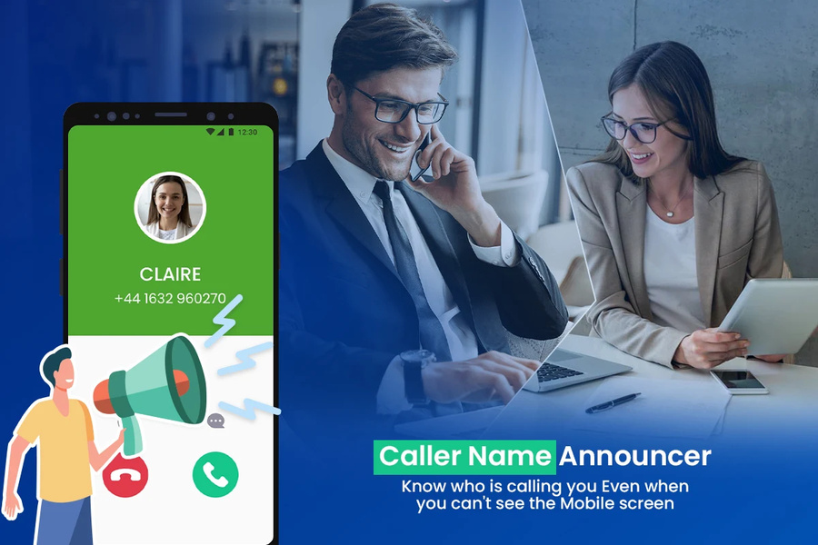 Caller Name Announcer App - عکس برنامه موبایلی اندروید