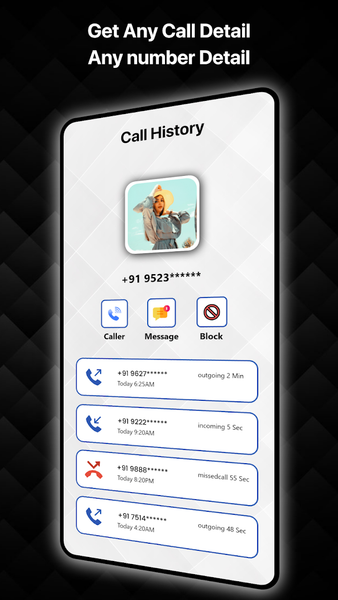 Call History : Any Number - عکس برنامه موبایلی اندروید