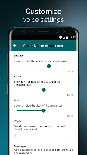 Caller Name Announcer - عکس برنامه موبایلی اندروید