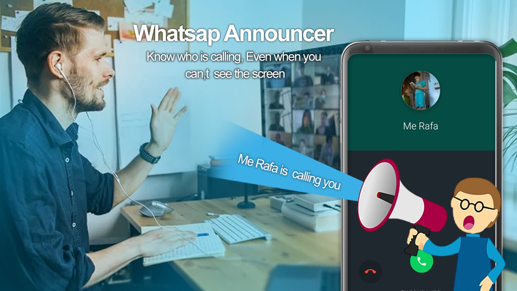 Incoming Call Name Announcer - عکس برنامه موبایلی اندروید