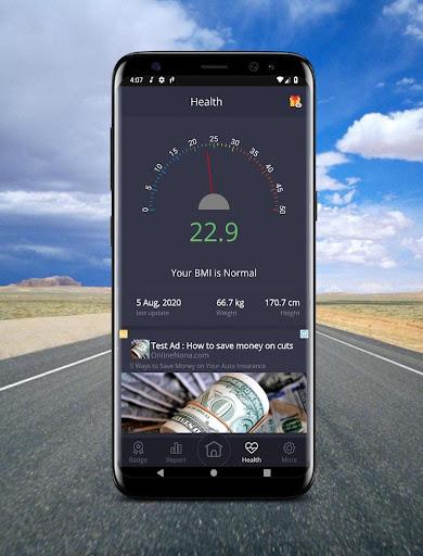Pedometer - Step Counter & Pacer Calorie Burner - عکس برنامه موبایلی اندروید