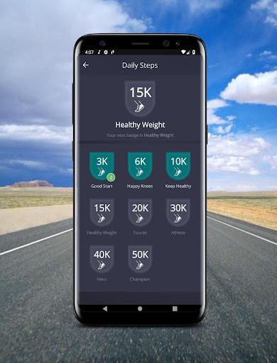 Pedometer - Step Counter & Pacer Calorie Burner - عکس برنامه موبایلی اندروید