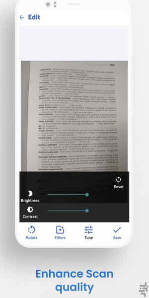 اسکنر اسناد - عکس برنامه موبایلی اندروید