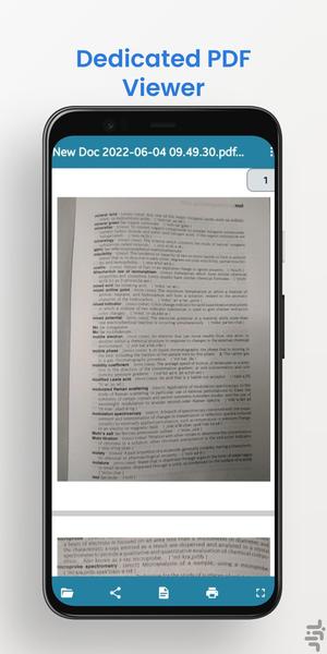 اسکنر اسناد - عکس برنامه موبایلی اندروید