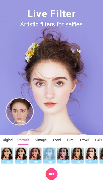 Beauty Selfie Camera - Image screenshot of android app
