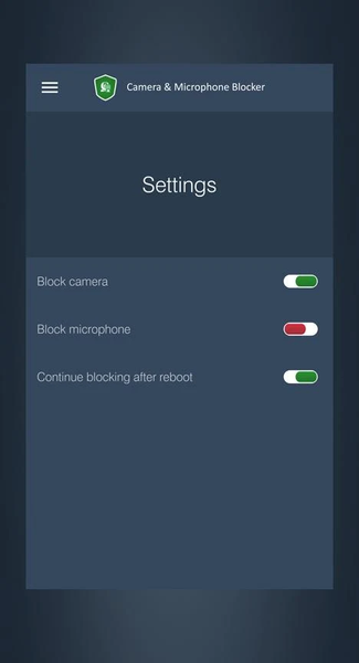 Camera & Microphone Blocker - Image screenshot of android app