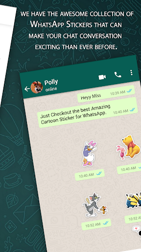Cartoon Sticker For Whatsapp Mega Pack 2021 - Image screenshot of android app