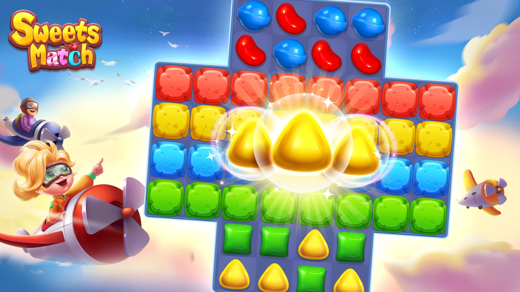 Sweets Match - Gameplay image of android game