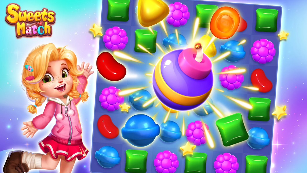 Sweets Match - Gameplay image of android game