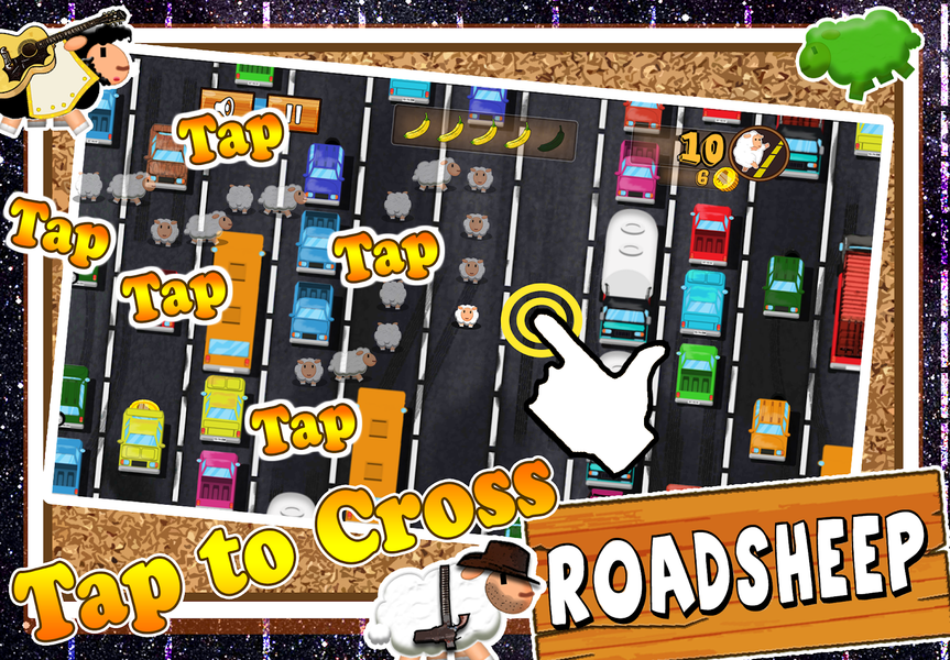Road Sheep - عکس بازی موبایلی اندروید