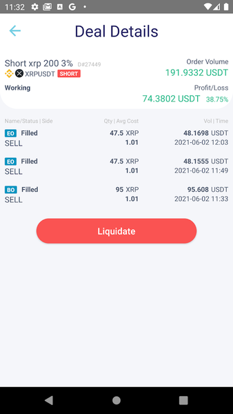 CryptoHero - Image screenshot of android app