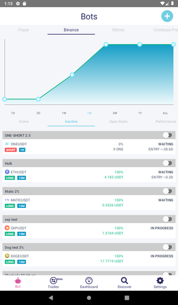 CryptoHero - Image screenshot of android app