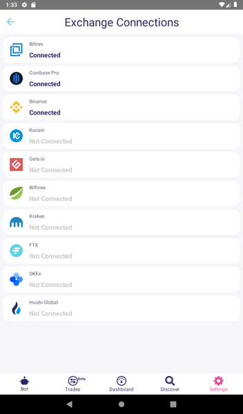 CryptoHero - Image screenshot of android app