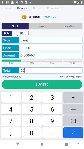 CryptoHero - Image screenshot of android app