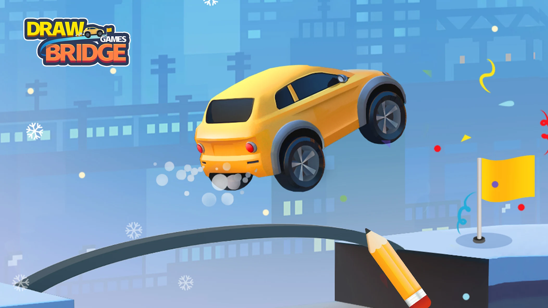 Draw Bridge Games: Car Bridge - عکس بازی موبایلی اندروید