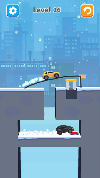 Draw Bridge Games: Save Car - Gameplay image of android game