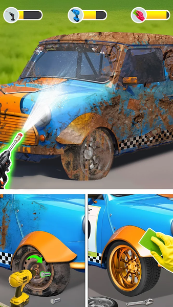 Car Wash: Makeover Garage ASMR - Gameplay image of android game