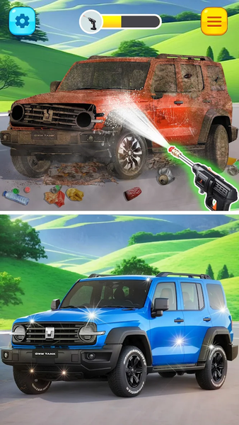 Car Wash: Makeover Garage ASMR - Gameplay image of android game