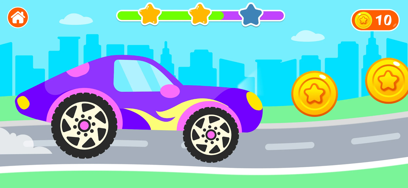 Car Game for Toddlers & Kids 2 - عکس بازی موبایلی اندروید