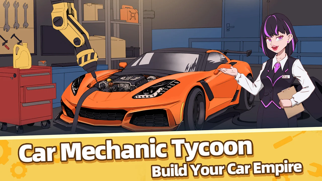 Car Mechanic Tycoon - Gameplay image of android game