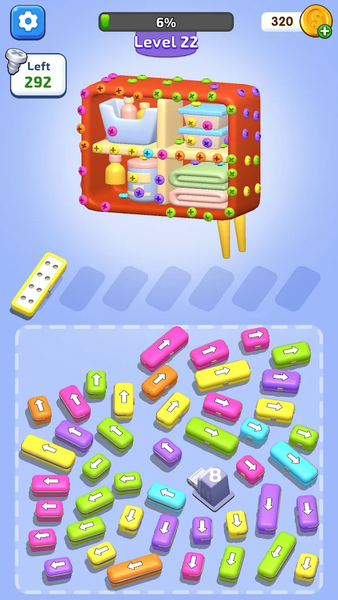 Screw Escape ۳D: Screw Puzzle - عکس بازی موبایلی اندروید