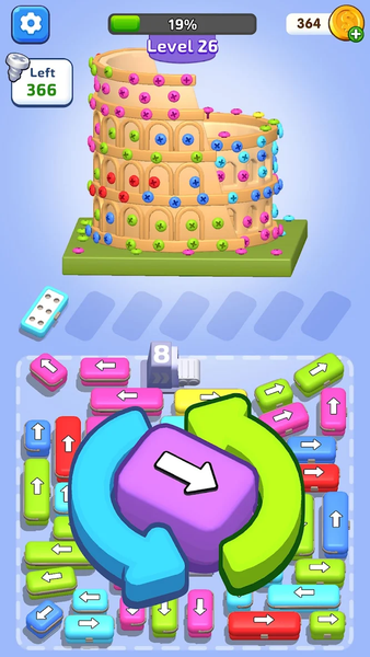 Screw Escape ۳D: Screw Puzzle - عکس بازی موبایلی اندروید